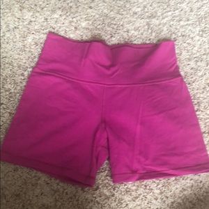 Lulu lemon shorts,  hot pink, size 10